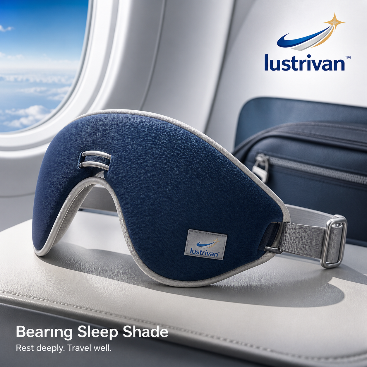 Lustrivan™ Bearing Sleep Shade — Wraparound Rest Mask