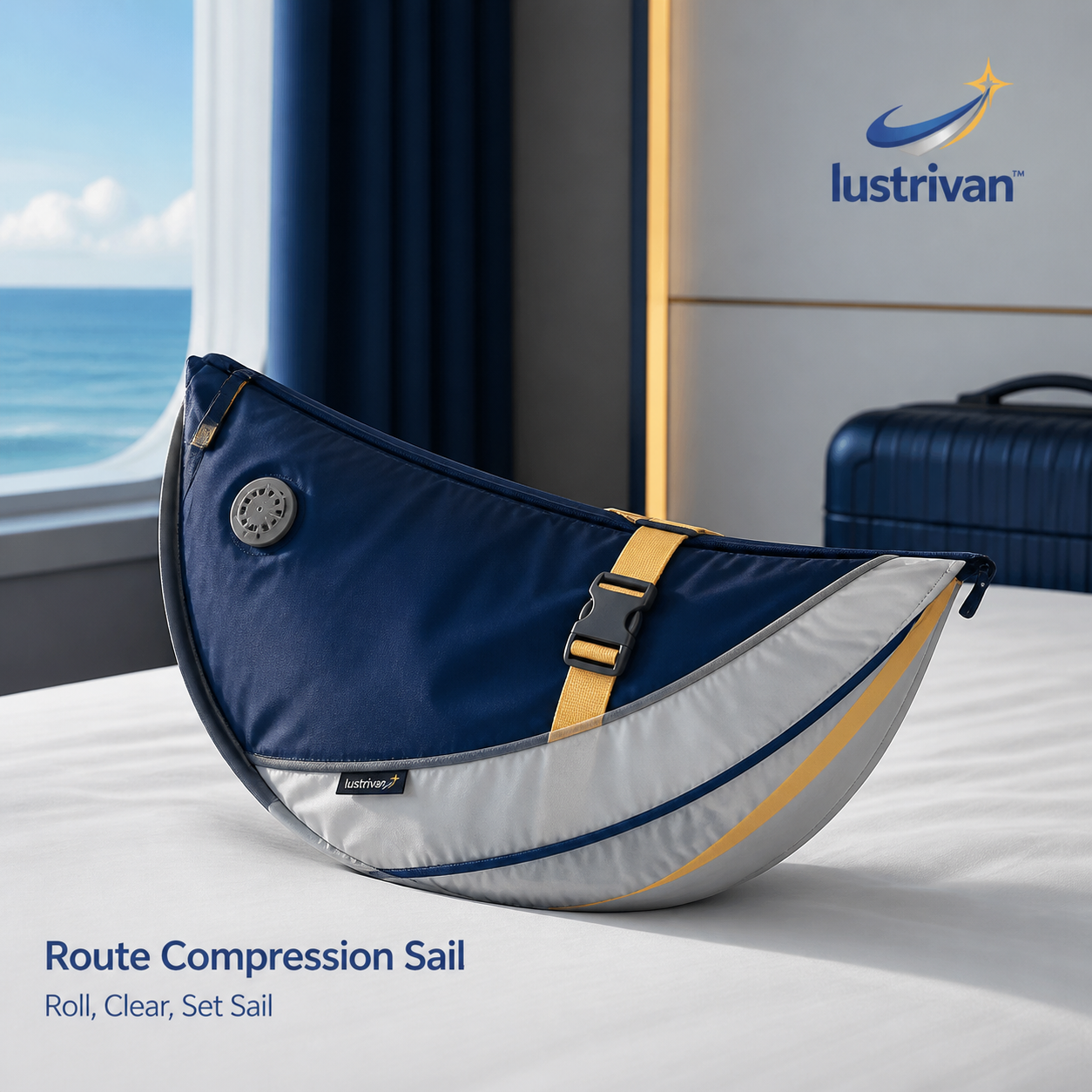 Lustrivan™ Route Compression Sail — Flexible Packing Contour Wrap