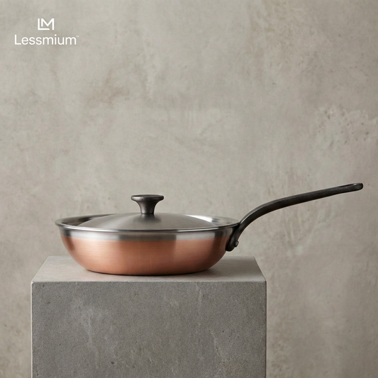 Lessmium™ CopperCore Artisan Sauté Pan  Precision heat. Crafted elegance.